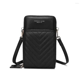 Shoulder Bags Women's Crossbody Phone Ladies Pu Luxury Purses And Handbags Mini Messenger Bag Card Holder Clutch Wallet