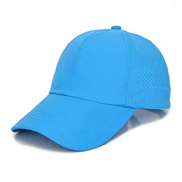 Ball Caps Women Quick Drying Breathable Female Baseball Cap Messy Bun Snapback Hat Ponycap Trucker Hats Adjustable Outdoor Sports