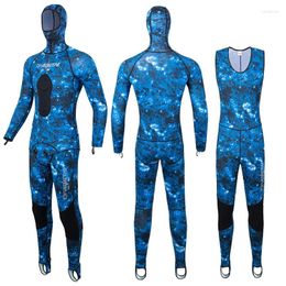 Women's Swimwear 2pcs Quick-drying Sui Spearfishing Suit With Chest Pad Jump Hunting Diving For 0.5mm Surfing Snorkel Wetsuit