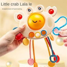 Teethers Toys Infant toys stimulate soft sensors dental toys innovate early infant development education safety portable crab education S52112