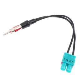 Innovative Dual Female Fakra Radio To Standard Moto Din Male Aerial Antenna Adapter Car Audio Cable Adaptor Antenna