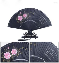Decorative Figurines Wedding Hand Folding Fan Convenient To Close Bamboo Portable Home Daily Small Gift Craft For Men And Women Fans