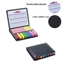 Sticky Note Set With Calendar 2024 Self-Adhesive Post Writable Memo Pad Dropship