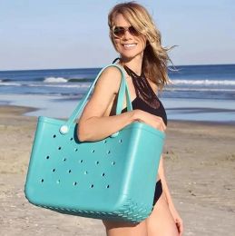 Explosive Designer Summer Everglades Waterproof Beach Bag Luxury Organiser EVA Material Men's Basket BOGG Women's Hold Bag Weekend Pocket Mommy Bag