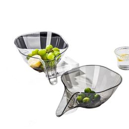 Kitchen Storage & Organization Mtifunctional Pet Drain Basket Bowl Household Sink Vegetable Basin Washing Drop Delivery Home Garden Ho Dheyl