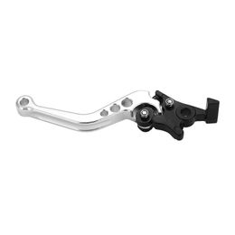 1 Pair Alloy Motorcycle CNC Motorcycle Clutch Drum Brake Lever Handle Brake Handle Universal Fit for Motorbike Modification