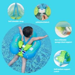 Baby Inflatable Swimming Ring Infant Neck Ring Float Swim Circle Safety 0-3Y Kids Bathing Bed Water Fun Pools Toy Accessories 240521