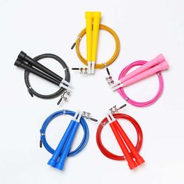 Speed Jumping Steel Wire Durable Fast Jump Rope Cable Sport Children's Exercise Workout Equipments Home Gym L2405