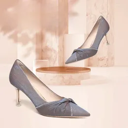 Dress Shoes Fashionable And Women's 2024 Celebration High Heels Banquet Shining Thin Single