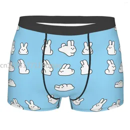 Underpants Cute Easter Men Underwear Boxer Hombre Anime Cartoon Polyester Print Boy Panties Shorts