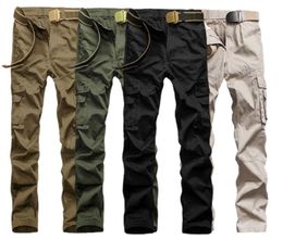 Man Cargo Pants Europe American casual trousers six pockets 4colors 9sizes waist belt available by extra 6988068