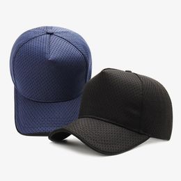 Full Mesh Large Size Men Baseball Cap Spring Summer Big Head Caps Breathable High Quality 240521