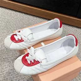 women round toe flat shoes runway classic brand designer sweet style spring summer outside walking causal shoes female daily outfit lovely shoes