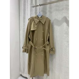 Men's Trench Coats C23 Early Autumn New Fashion Single Breasted Decorative Temperament Lazy Slender Coat