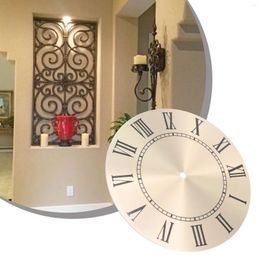 Wall Clocks For Livingroom Bedroom Decoration Clock Dial Face Artware Aluminium Gold Background Outside 243MM Roman Numeral