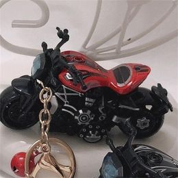 Alloy and some plastic Mini Ducati motorcycle model pendant Ducati Key chain Mini cool