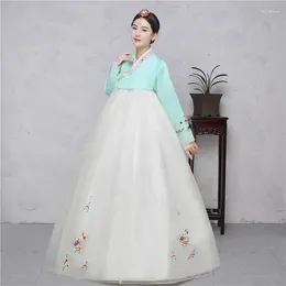 Ethnic Clothing 2024 Cotton Silk Full Sleeve Japanese Kimono Yukata Korean Traditional Dress Hanbok Costume