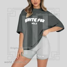 White Foxs Shirt Tshirt Designer Tshirts Sweatshirt T-shirt Top Quality Cotton Casual Tees Mens Shorts Sleeve Street Slim Fit Hip Hop Streetwear Tshirts 480
