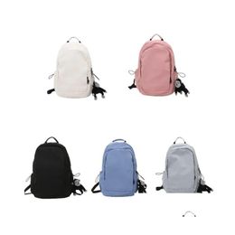 Outdoor Bags Luu Backpack Yoga Backpacks Laptop Travel Waterproof Sports Teenager School Black Grey Drop Delivery Outdoors Otanu