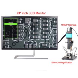 HAYEAR HD 48MP 2K 1080P HDMI USB Electronic Industry Video Microscope Camera for Stereo Machine PCB CPU Board Repair Magnifier