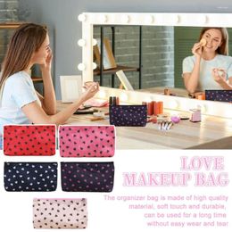 Storage Boxes 1pcs Women Cosmetic Bag Portable Cute Multifunction Holder Pouch Love Toiletry Bags Organiser Travel Beauty Makeup Zipper B4c6