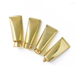 Storage Bottles 100g Gold Highlighted Aluminium Plastic Composite Hose Facial Cleanser And Bottle Acrylic Refillable