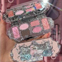 Eye Shadow Flower Knows N Ballet Eyeshadow Palette Matte Fine Shimmer Pearl Face 6 Colour Glitter 240415 Drop Delivery Health Beauty Dhmx2