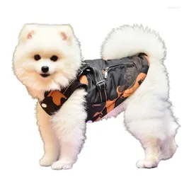 Dog Apparel Camouflage Pattern Reflective Chest Strap Pet Clothing Teddy Clothes