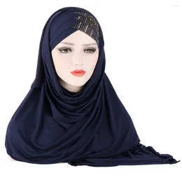 Ethnic Clothing 2024 Sweethug Muslim Turban Hijab Cap Long Hejab One Piece Islamic Head Scarves Shawl Wrap For Women Girls