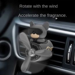 Car Air Freshener New style Fortune Cat Pilot Car Air Freshener perfume Automobile Interior Perfume Clip Fragrance Ornament Car Accessories T240521