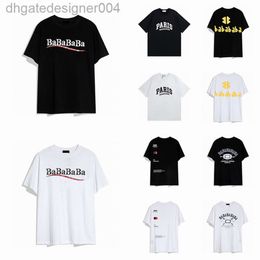 2024 Balencigaa BB T Shirts Mens Women Designers T-shirts Tees Apparel Tops Man S Casual Chest Letter Shirt brands Clothing Street Shorts Sleeve Clothes Tshirts NT7Y