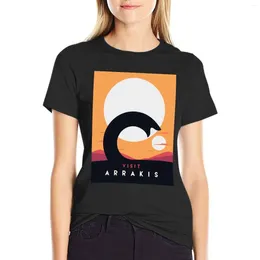 Women's Polos Dune 2024 Visit Arrakis Sandworm T-Shirt Vintage Clothes Funny T Shirt Graphic T-shirts For Women