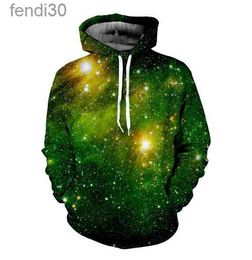 Wholesale-mr.1991inc Space Galaxy 3d Sweatshirts Men/women Hoodies with Hat Print Stars Nebula Autumn Winter Loose Thin Hooded Hoody Tops 55UH
