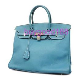 10A Bridkkin Delicate Luxury Womens Social Designer Totes Bag Shoulder Bag 35 Hand Bag Blue Jean Square 2004