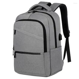 Backpack Fashion Oxford Cloth Waterproof Multifunctional Handbag Large Capacity Laptop Bag 15'6 Unisex With USB Travel