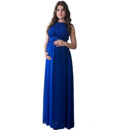 Photo Shoot Maxi Chiffon Gown Sexy Maternity Photography Props Evening Dress DS39 L2405