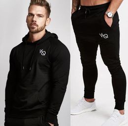 Mens Hoodies And Pants Suits Casual Fashion Sportswear Sets Sweatshirt Sweatpants Male Fitness Joggers Tracksuit Brand Clothing4767043