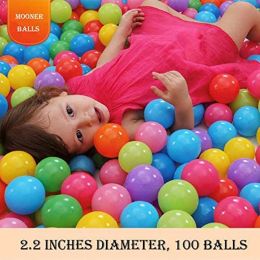 100pcs 55MM Baby Plastic Balls Water Pool Ocean Ball Games for Children Swim Pit Play House Outdoors Sport Ball Tents Baby Toys