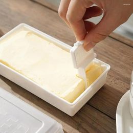 Storage Bottles Butter Box Container Universal Cheese With Cutting Board Lid Kitchen For Baking Home