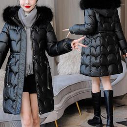 Women's Jackets Winter Women Double Side Duck Down Coat Stand Collar Warm Long Jacket Female Breasted Parka Outwear Puffer Overcoat