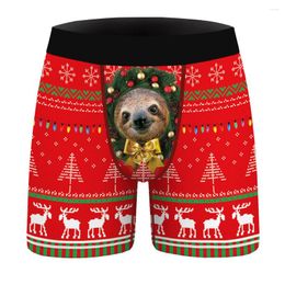 Underpants Men's Underwear 2024 Advanced Printed Fashionable Boxer Briefs Comfortable Seamless Large Size And Affordable