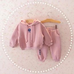 Clothing Sets Autumn And Winter 1-5 Years Old Baby Korean Style Leisure Sports Sweater T-shirt Suit