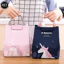 Storage Bags Lunch Bag For Picnic Kids Women Travel Thermal Breakfast Organizer Insulated Waterproof Large Capacity Box 1pc