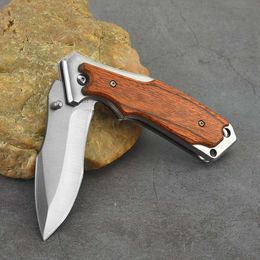 Hardness Outdoor Stainless High Steel Portable Small Box Opening Knife, Fruit Folding Knife Model Fcb63b