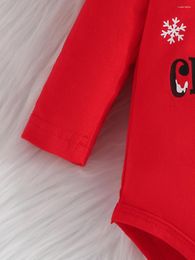 Clothing Sets Born Baby Christmas 3Pcs Outfit Unisex Boy Girl Happy Year Clothes Long Sleeve Romper Pant Hat Xmas