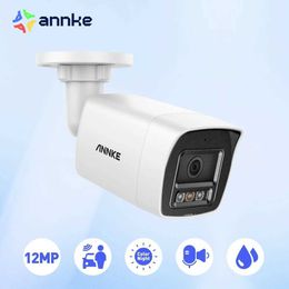 Wireless Camera Kits ANNKE C1200 12MP outdoor intelligent dual light PoE monitoring security camera Colour infrared night vision builtin microphone IP6 J240518