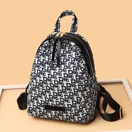 Backpack Style Fashion Women Oxford Cloth College Student Teenage Girl School Bags Large Capacity Waterproof Travel Rucksack