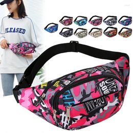 Waist Bags Women Men Breast Package Waterproof Outdoor Sports Bag Canvas Pouch Korean-style Fanny Crossbody Male Banana