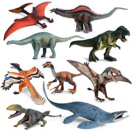 Novelty Games Oenux Simulation Jurassic Dinosaur Figures Toy Dino Park Carnotaurus Pterosaur Tyrannosaurus Model Collection Toy Kids Gift Y240521