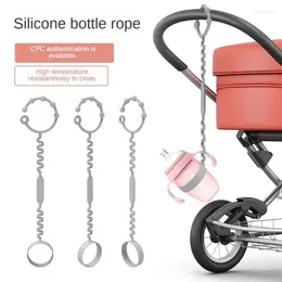 Stroller Parts Anti-drop Rope Wash And Clean Silica Gel Baby Accessories Bottle Anti-shedding Chain Adjustable Silicone